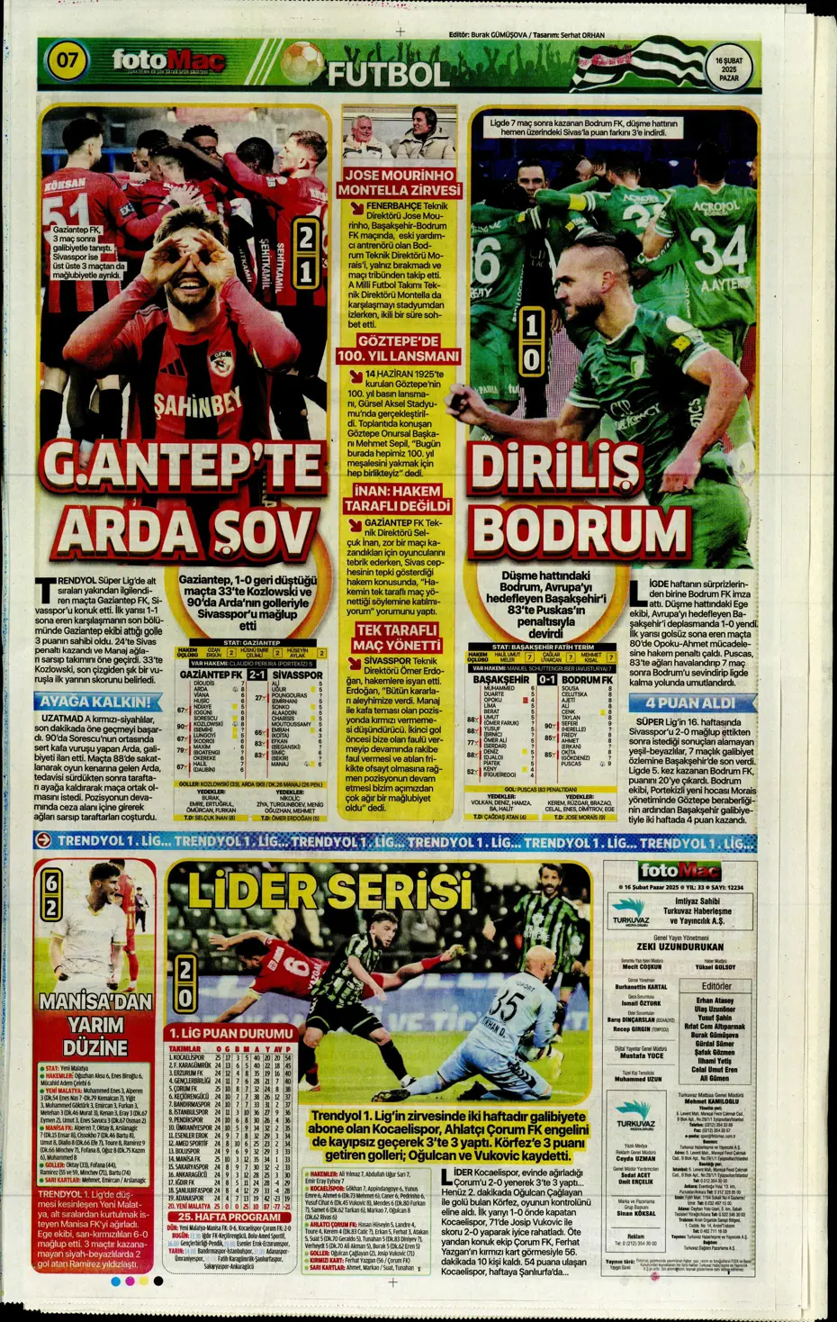 "Fırtınanın rengi siyah-beyaz" | Sporun manşetleri - 15