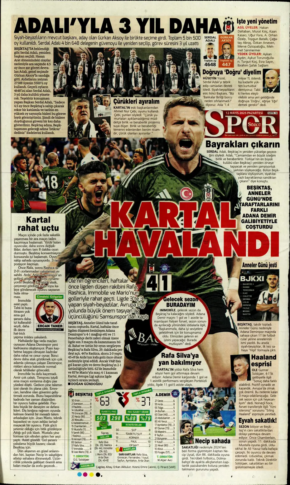 "Fenerbahçe'nin yeni golcüleri Jonathan David ve Abraham" | Sporun manşetleri - 21