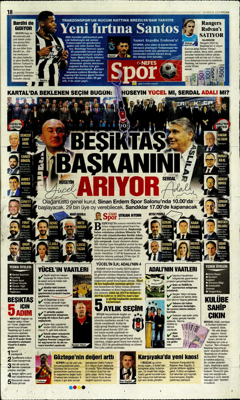 "Mikautadze'de sona doğru" | Sporun manşetleri (29 Aralık 2024) - 28