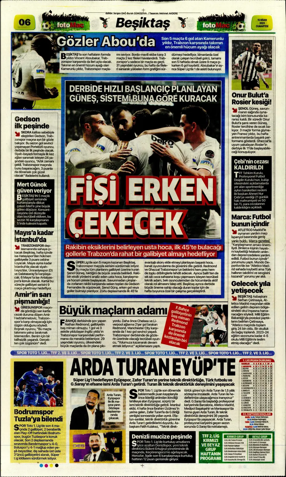 "Ada'dan Kartal'a müjde" | Sporun manşetleri (15 Nisan 2023) - 14 "Ada'dan Kartal'a müjde" | Sporun manşetleri (15 Nisan 2023) - 14