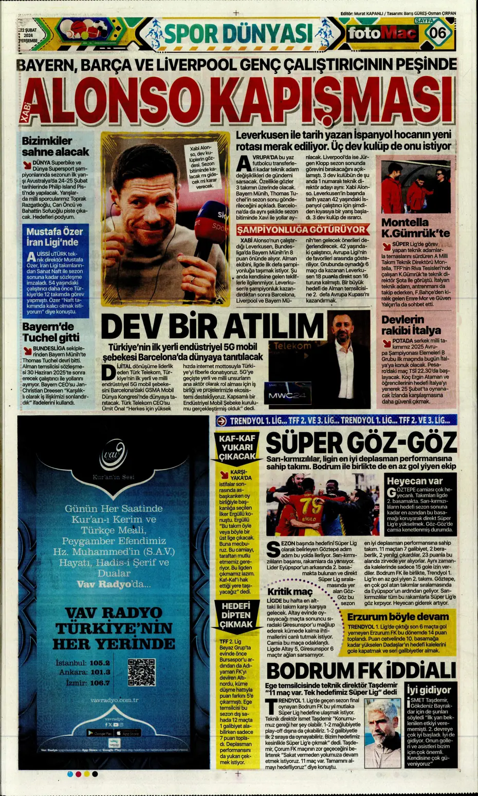 "Fenerbahçe Alex'in peşinde" | Sporun manşetleri (22 Şubat 2024) - 17 "Fenerbahçe Alex'in peşinde" | Sporun manşetleri (22 Şubat 2024) - 17