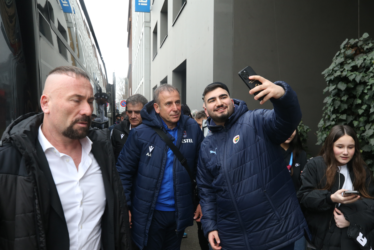 Trabzonspor kafilesi İsviçre'de