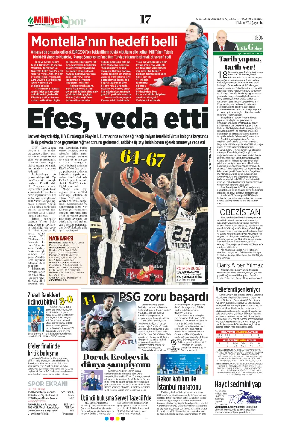 "Fenerbahçe ve Galatasaray'ın Barreiro kapışması" | Sporun manşetleri - 14