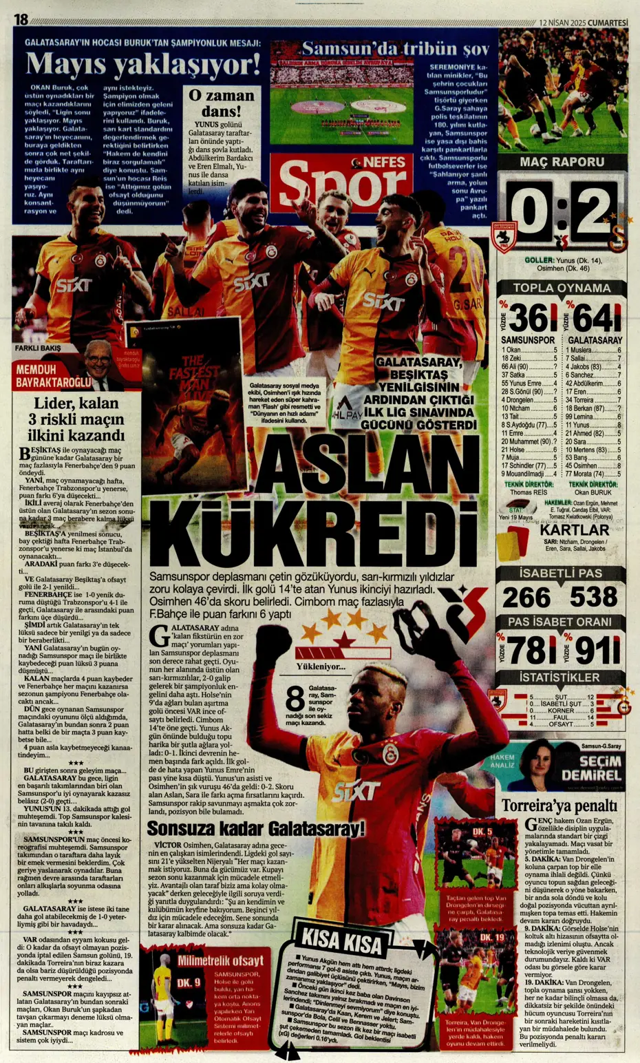 "Türk futbolunun utanç tablosu" | Sporun manşetleri - 25