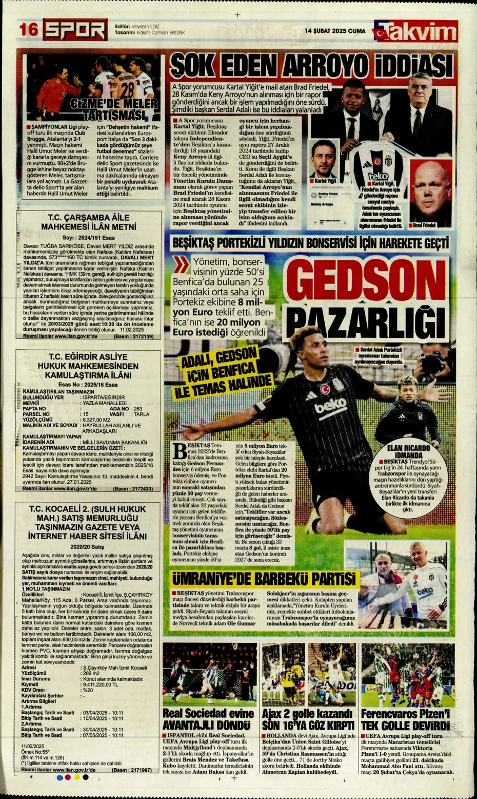 "Galatasaray'ın Avrupa AZabı" | Sporun manşetleri - 32 "Galatasaray'ın Avrupa AZabı" | Sporun manşetleri - 32