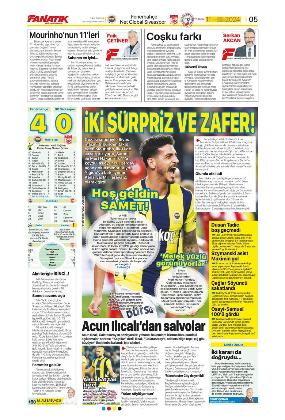 "Fenerbahçe'den Talisca ve Dybala bombası" | Sporun manşetleri - 6 "Fenerbahçe'den Talisca ve Dybala bombası" | Sporun manşetleri - 6
