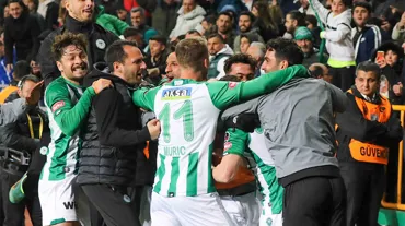 Konyasporlu futbolculardan galibiyet yorumu