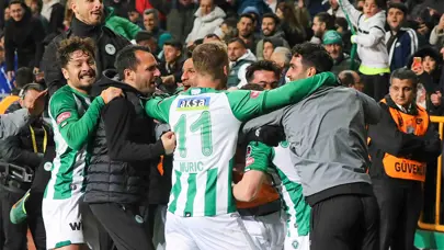 Konyasporlu futbolculardan galibiyet yorumu