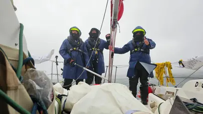 Fenerbahçe Doğuş yelken sporcuları Artvin'den İskenderun'a ulaştı