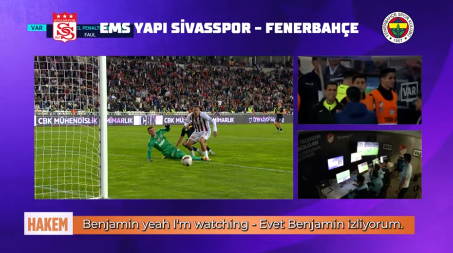 Sivasspor-Fenerbahçe maçının VAR kayıtları açıklandı - 4