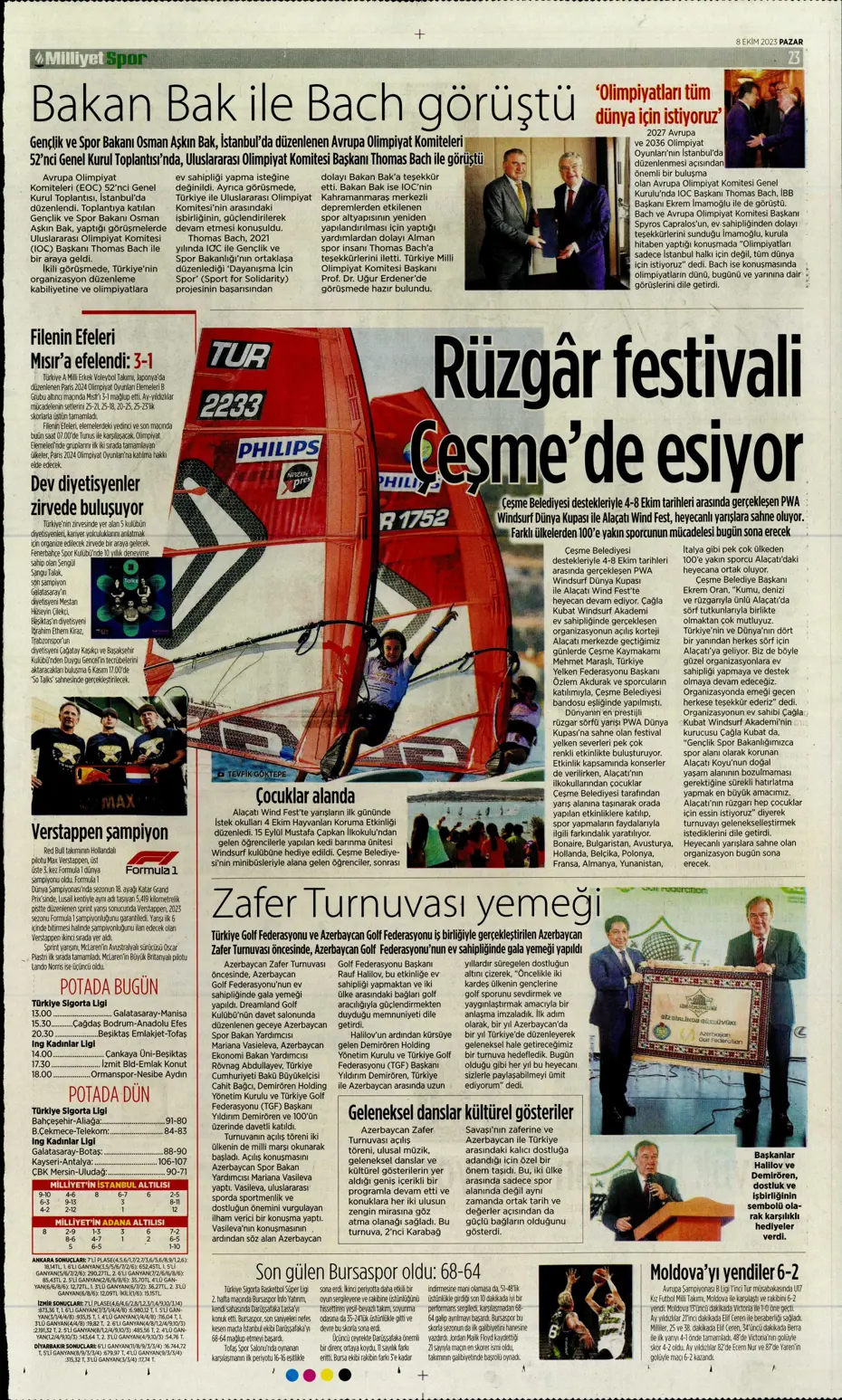 "Bjelica gidiyor, Avcı geliyor" | Sporun manşetleri (8 Ekim 2023) - 30