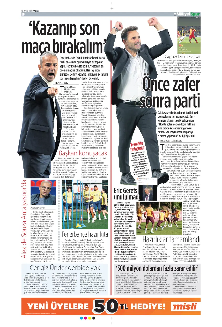 "Nefes kesecek sezon finali" | Sporun Manşetleri - 18