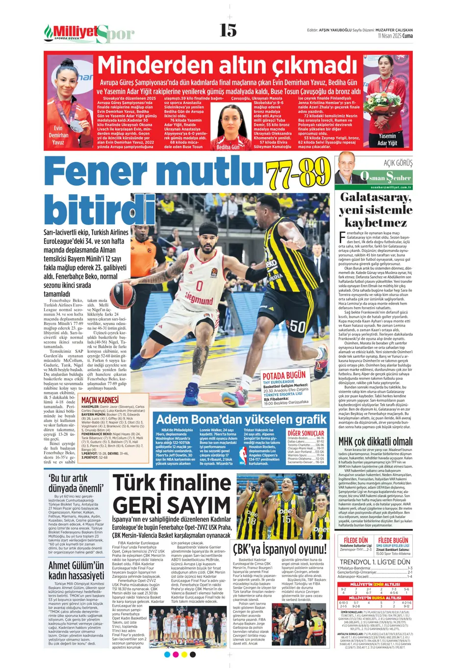 "Real Madrid'den Mourinho hamlesi" | Sporun manşetleri - 20