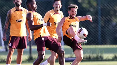 Galatasaray, Olimpija Ljubljana maçının hazırlıklarını sürdürdü