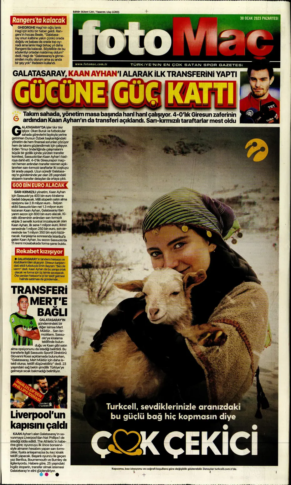 Sporun Manşetleri (30 Ocak 2023) - 18