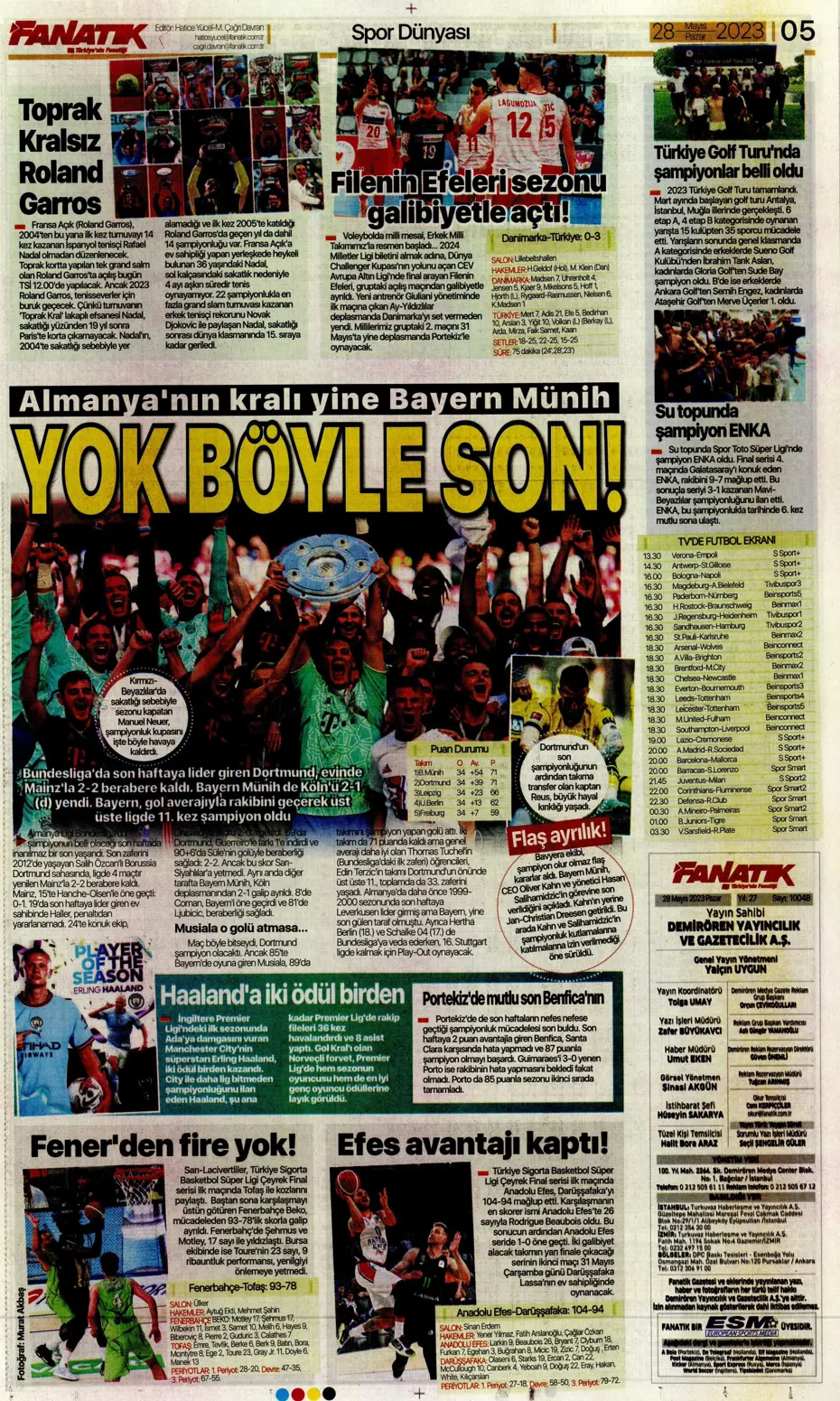 "Lukaku sürprizi" | Sporun manşetleri (28 Mayıs 2023) - 5