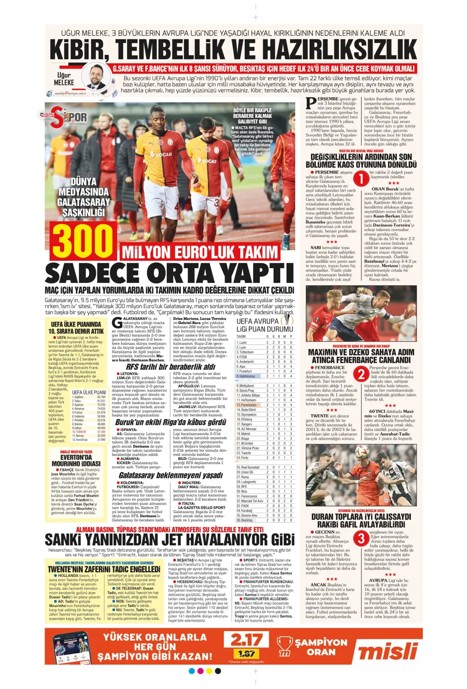 "Mourinho radara girdi" | Sporun manşetleri (5 Ekim 2024) - 21