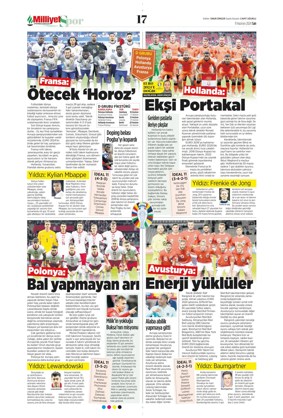 "Fenerbahçe çok ama çok büyük oynuyor'" | Sporun manşetleri (11 Haziran 2024) - 23 "Fenerbahçe çok ama çok büyük oynuyor'" | Sporun manşetleri (11 Haziran 2024) - 23