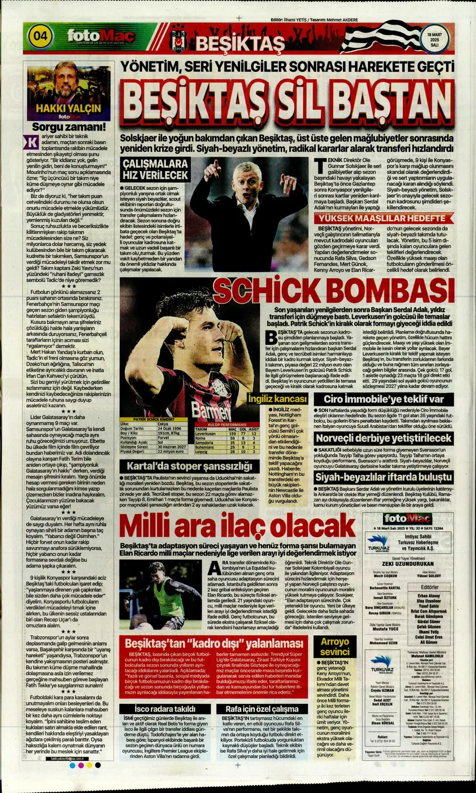 "Sane bombası" | Sporun manşetleri - 8