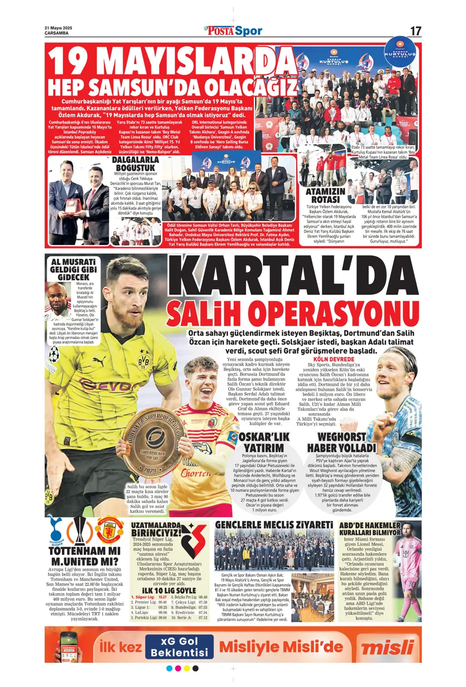 "İşte Sane teklifi" | Sporun manşetleri - 26