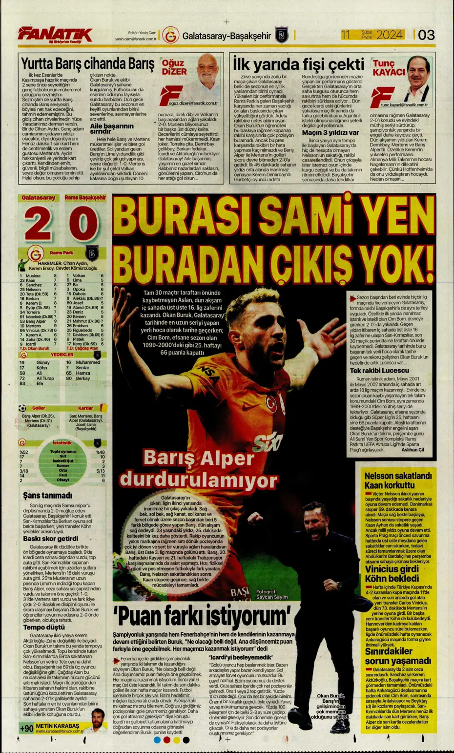"30 saniyesi 7 milyon dolar" | Sporun manşetleri (11 Şubat 2024) - 6