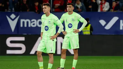 LaLiga'da ilk yenilgi: Barcelona'nın serisi Osasuna deplasmanında bitti