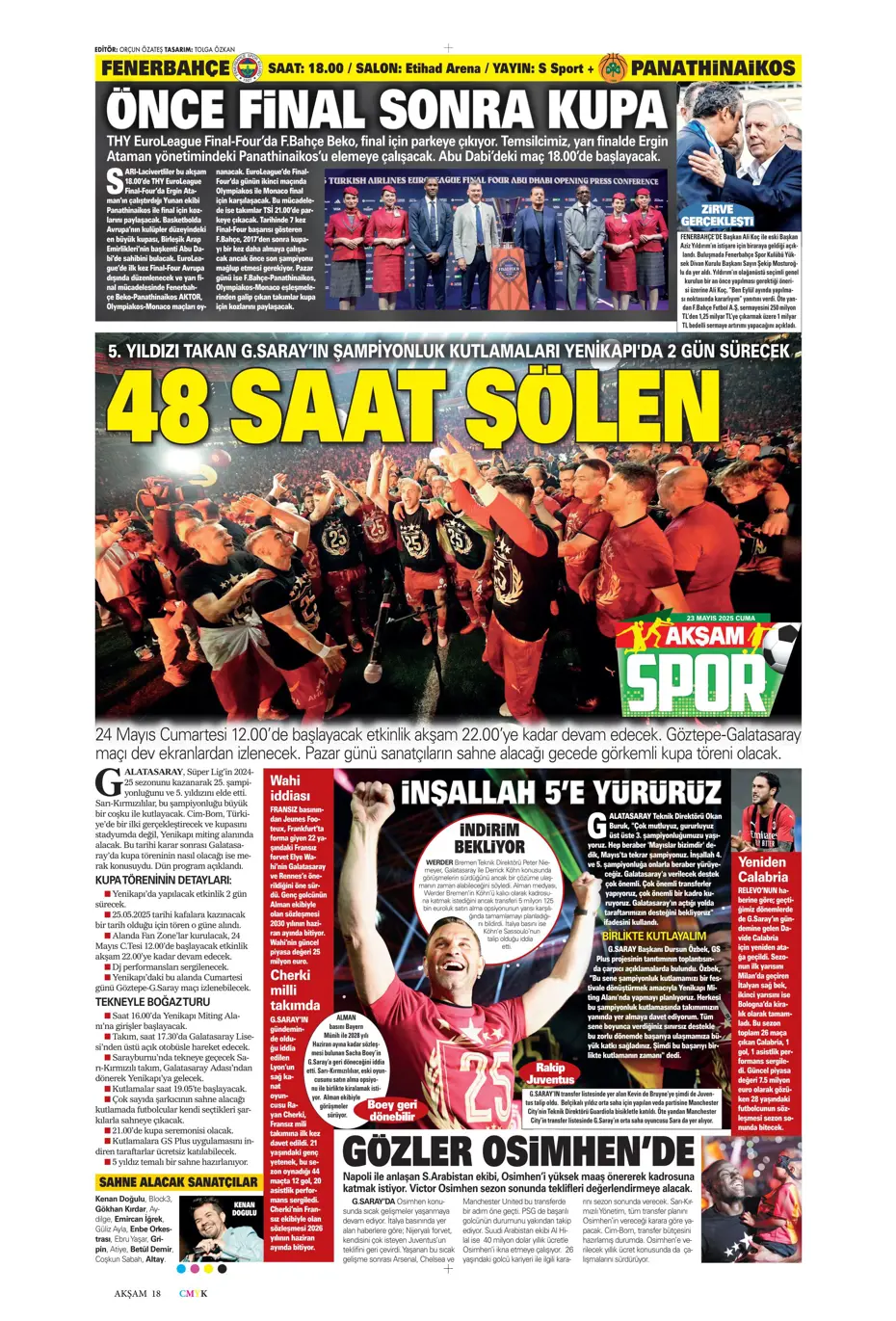 "Fenerbahçe'de sola süper yıldız: Jack Grealish" | Sporun manşetleri - 2