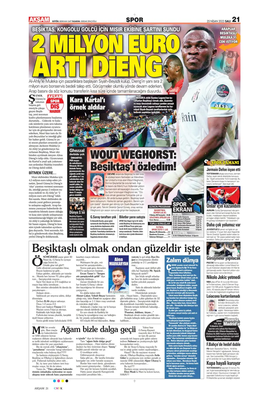 "Fenerbahçe fırsat tepti" | Sporun Manşetleri - 2 "Fenerbahçe fırsat tepti" | Sporun Manşetleri - 2