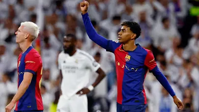 Yamal'dan Real Madrid'in stadyumunda Ronaldo göndermesi