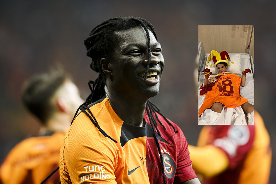 Galatasaraylı futbolcu Gomis'ten depremzede minik Ege'ye: "Yeğenim oldu"