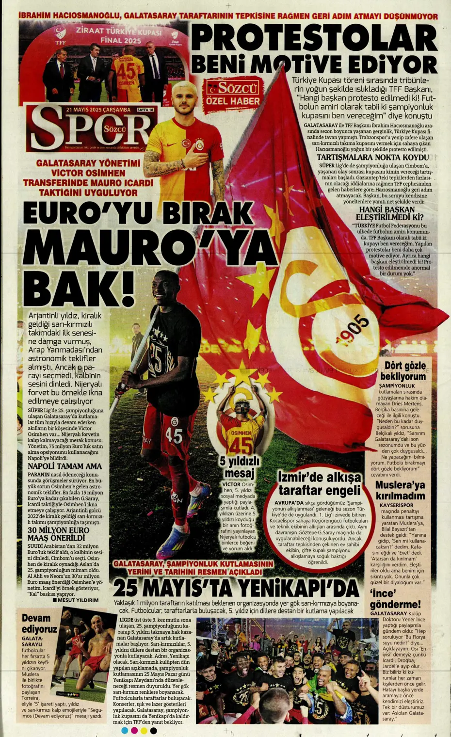 "İşte Sane teklifi" | Sporun manşetleri - 29