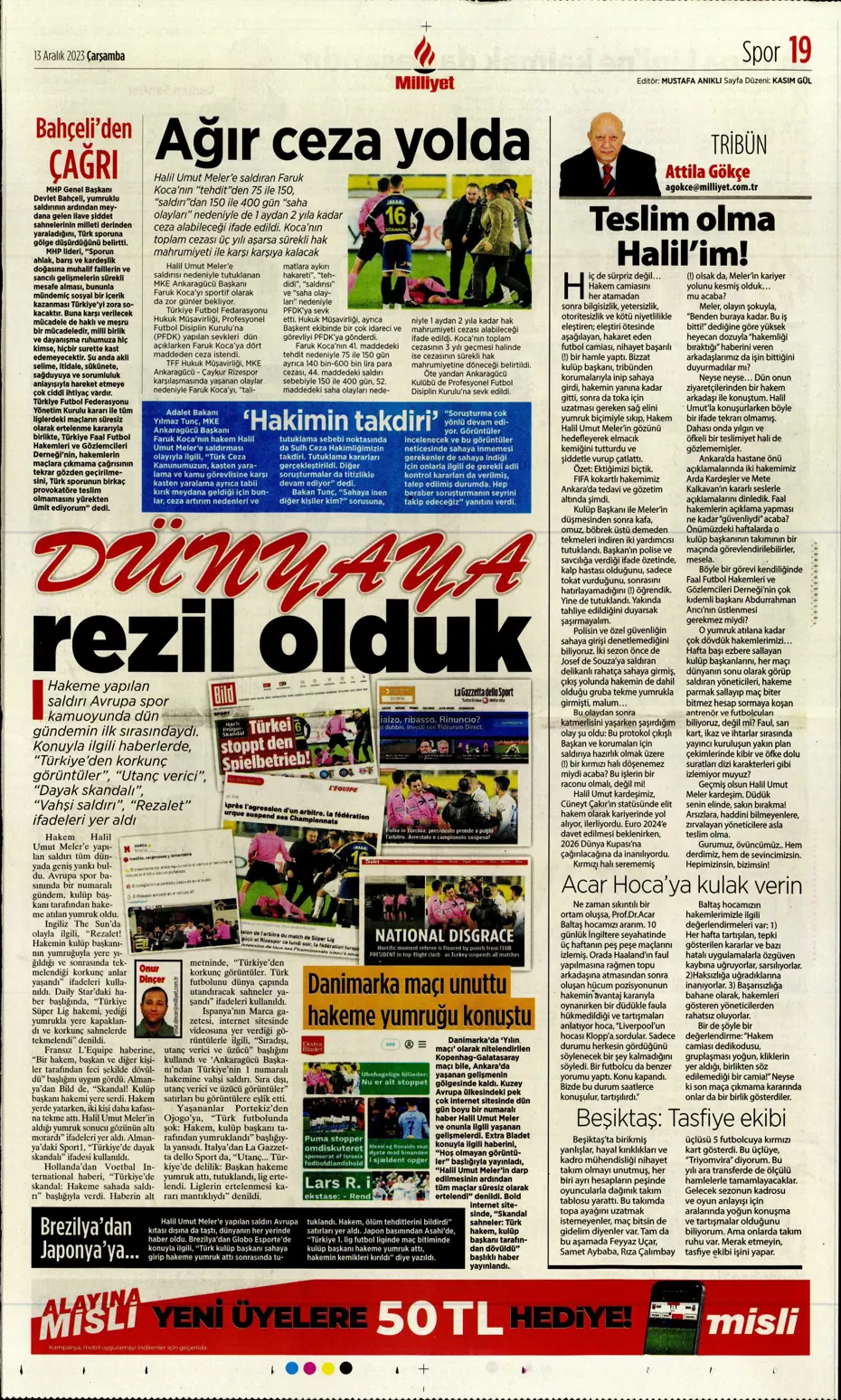 "Aslan'ın yeni yeri Avrupa Ligi" | Sporun manşetleri (13 Aralık 2023) - 21