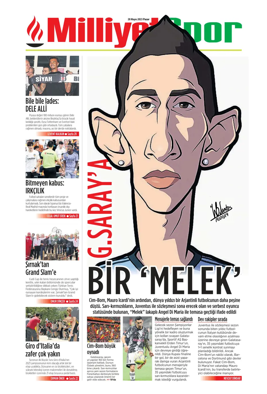 "Lukaku sürprizi" | Sporun manşetleri (28 Mayıs 2023) - 11