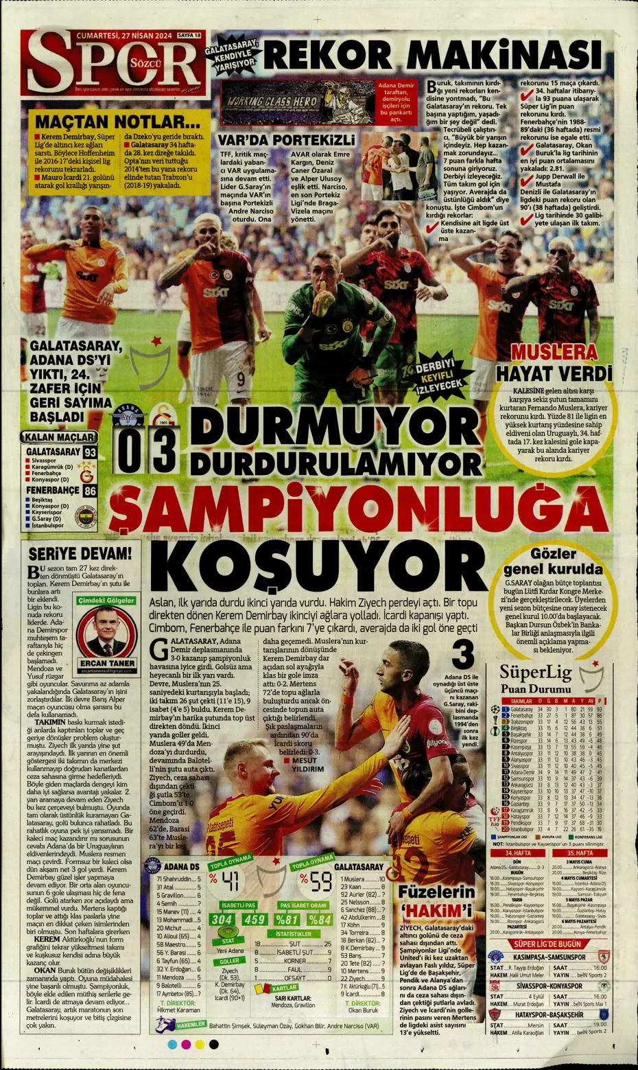 "Kadıköy'de dev kapışma" | Sporun Manşetleri - 31