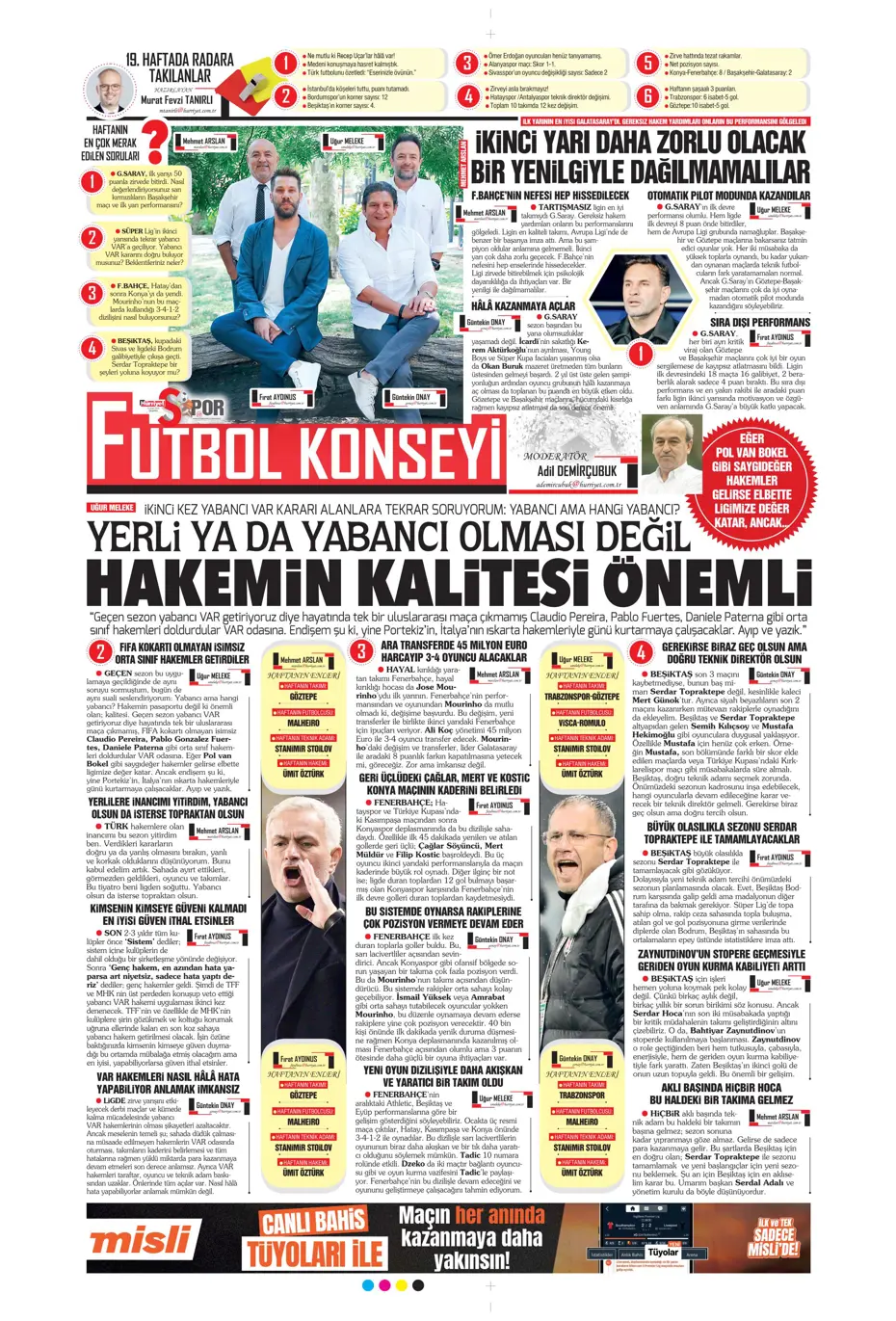 "Fenerbahçe'de yeni hedef Koki Machida" | Sporun manşetleri - 17 "Fenerbahçe'de yeni hedef Koki Machida" | Sporun manşetleri - 17