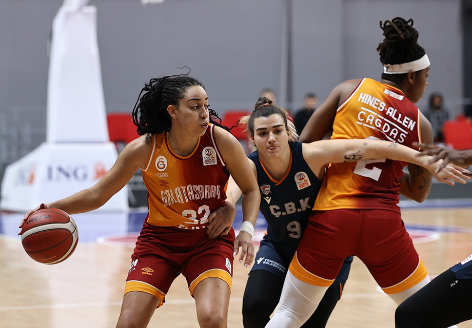 ÇBK Mersin, Galatasaray'ı eleyerek Dörtlü Final'e yükseldi