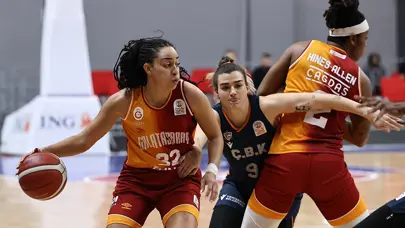 ÇBK Mersin, Galatasaray'ı eleyerek Dörtlü Final'e yükseldi