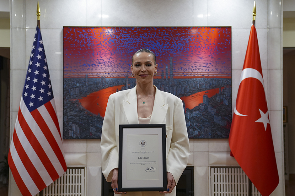 Eda Erdem'e "Uluslararası Cesur Kadınlar" ödülü adaylığı