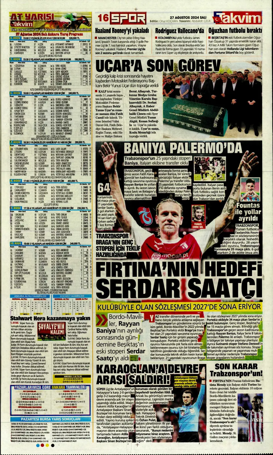 "Şok eden Ferdi Kadıoğlu gerçeği" | Sporun manşetleri - 32 "Şok eden Ferdi Kadıoğlu gerçeği" | Sporun manşetleri - 32