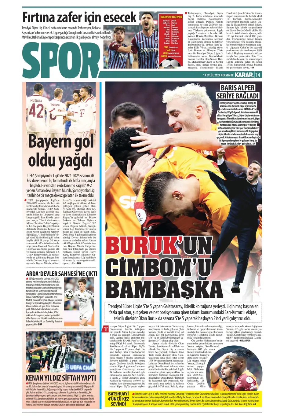 "Jose Mourinho'dan derbiye özel taktik" | Sporun manşetleri - 19