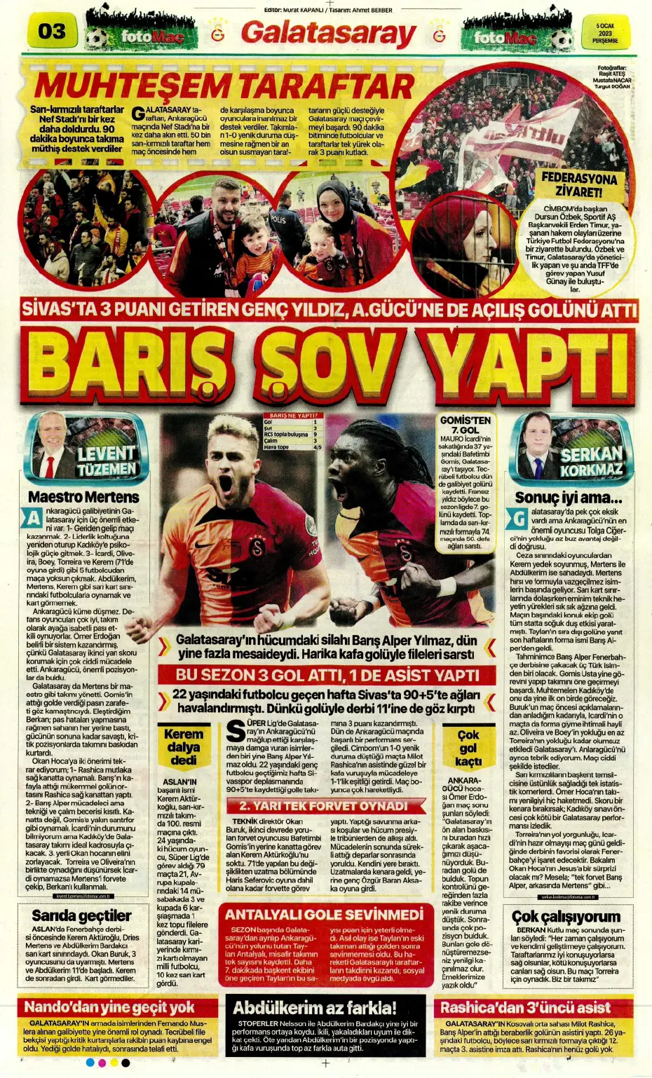Sporun Manşetleri (5 Ocak 2023) - 11