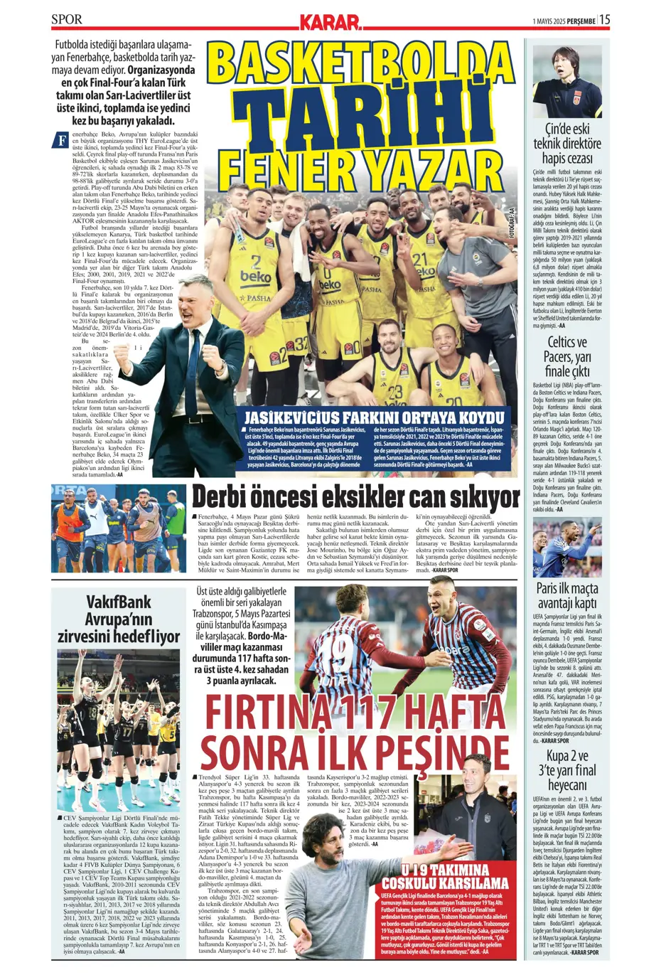 "Aslan'ın Sane planı" | Sporun manşetleri - 18
