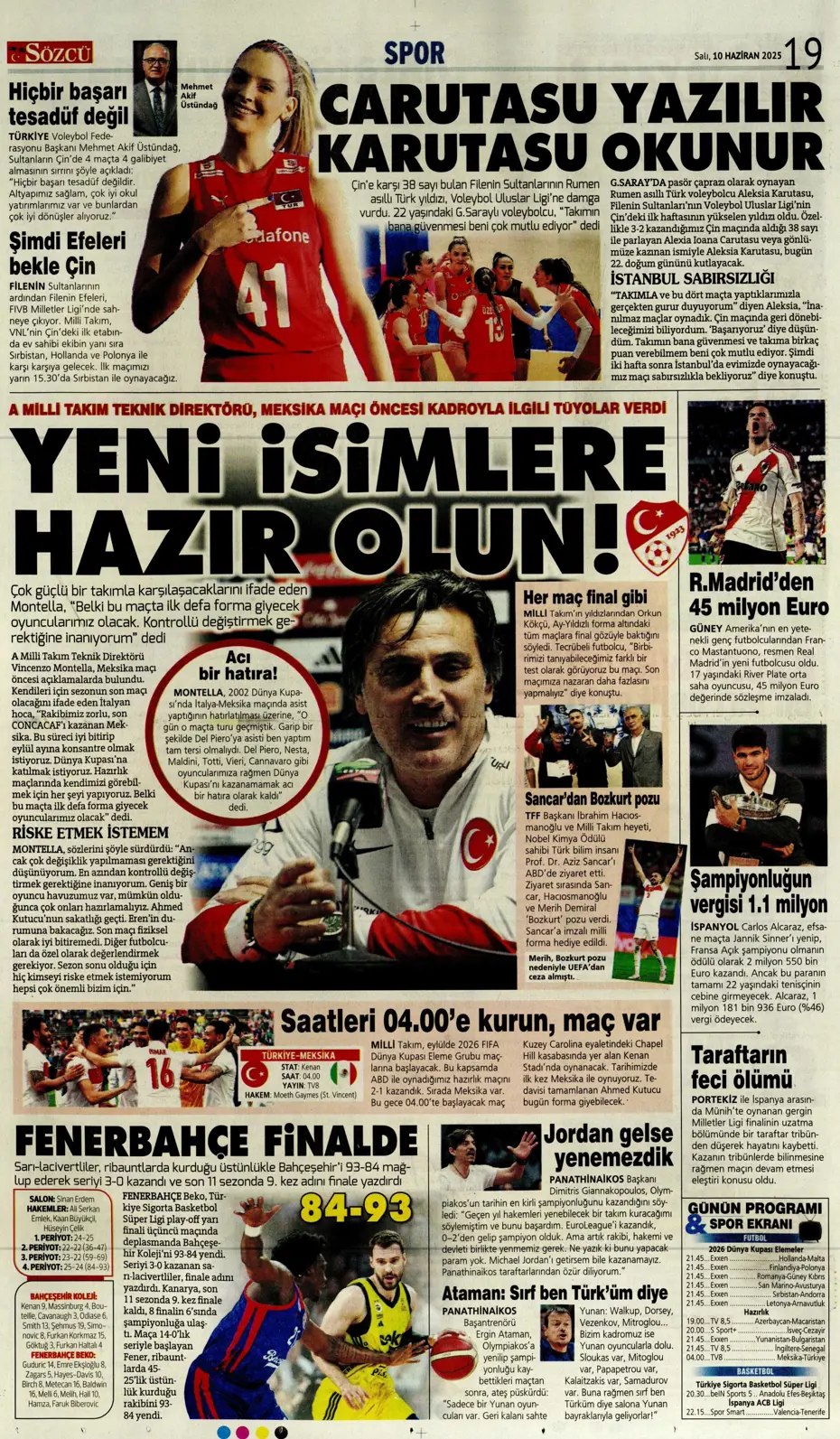 "En-Nesyri ile yılın takası" | Sporun manşetleri - 28