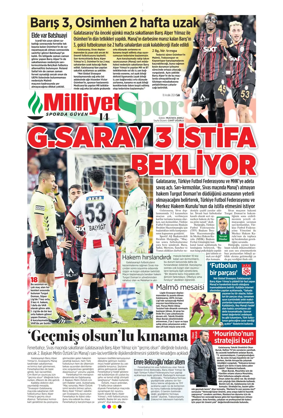 "Orban'ı Osimhen getiriyor" | Sporun manşetleri - 15