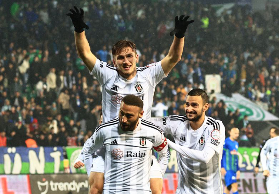 Beşiktaş, Rize'de genç yıldızıyla farklı kazandı: 0-4