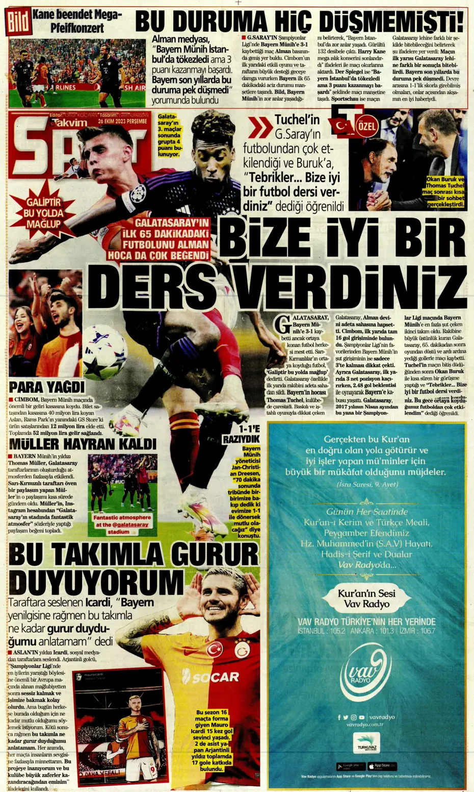 "Okan hoca haklıymış!" | Sporun manşetleri (26 Ekim 2023) - 29 "Okan hoca haklıymış!" | Sporun manşetleri (26 Ekim 2023) - 29