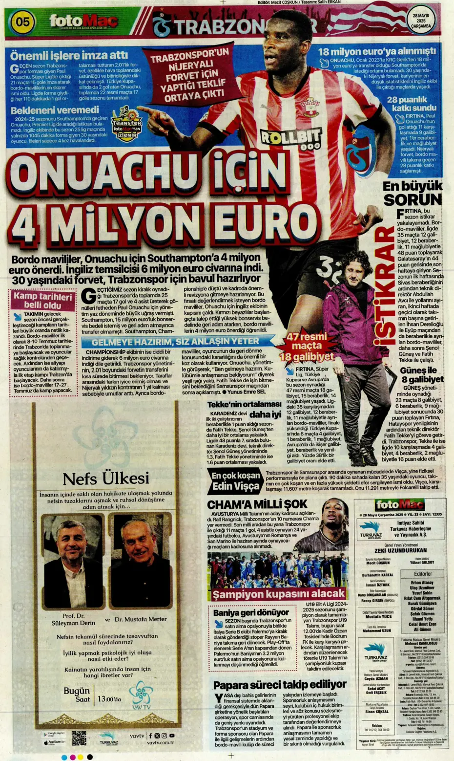 "Bernardo Silva'dan Aslan'a mesaj" | Sporun manşetleri - 12