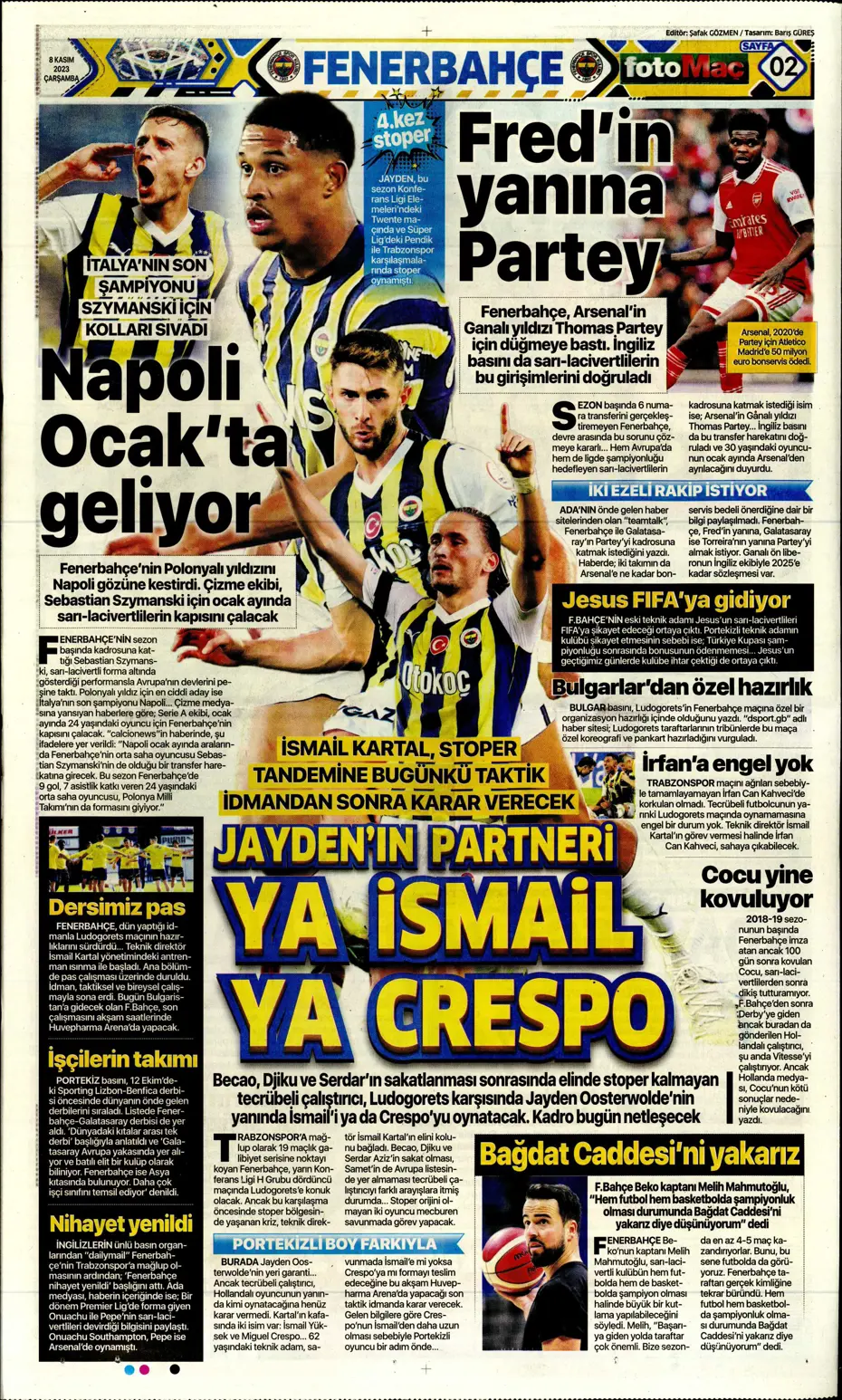 "Yeni MHK formülü" | Sporun manşetleri (8 Kasım 2023) - 11