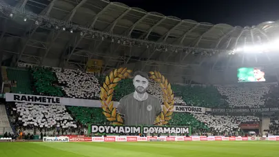 Konyaspor - Fenerbahçe maçında Ahmet Çalık anıldı