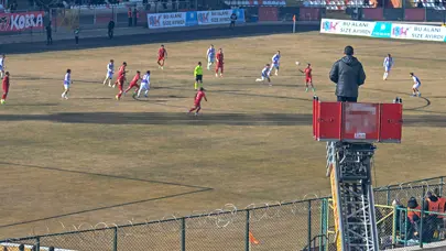 TFF 2. Lig'de maçın önüne geçen görüntü